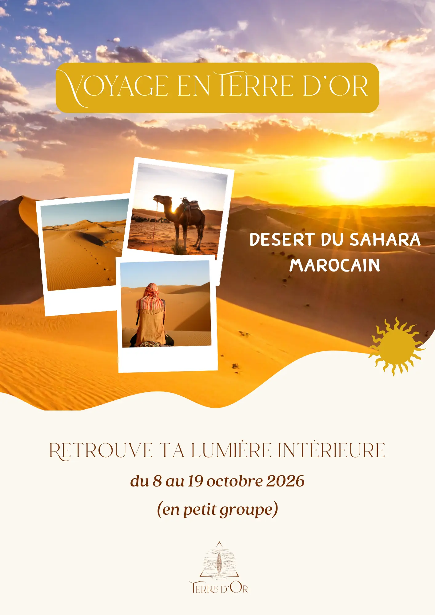 Retraite spirituelle desert du sahara